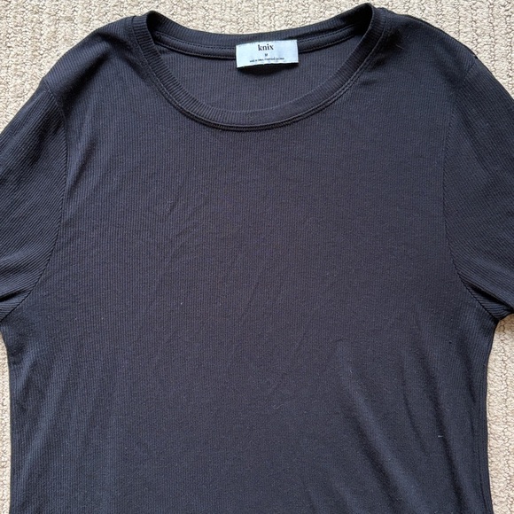 Knix Modal Rib Long-Sleeve, Black, M - Picture 4 of 6